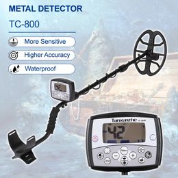 TC-800 Metal Detector High sensitivity Professional Gold Detector Treasure With Single Frequency Technology VFLEX Waterproof 240105