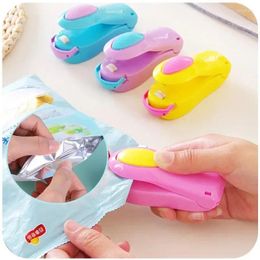 Storage Bottles Plastic Heat Bag Children Food Packaging Sealing Machine Portable Baby Clip Kitchen Accessories