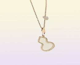 leaf clover necklaces pendants motherofpearl stainless steel plated 18k for womengirl valentines mothers day engagement jewelrygif4862782