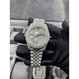 XJ99 2023 Accept Customization Men Luxury Watch Iced Out VVS Watch Bling Diamond Watch6MF17KR1