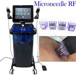 2 Handles Microneedle RF Morpheu 8 Machine Microneedling with Radiofrequency Anti Wrinkle Acne Pits Removal Scar Removal