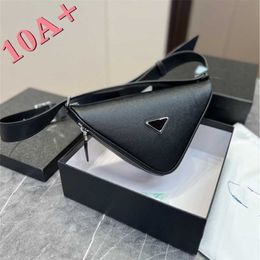 Hand Hot Sale Sac Original Mirror Bags Quality Luxurys Handbags p Famous Brands Real Triangle Leather Women Purse Shoulder Designer Bag Dhgate