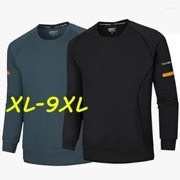 Men's Hoodies Long Sleeve Sweater Plus Size Sports L-9XL 50-140KG Autumn Blusa De Frio Masculino Clothing