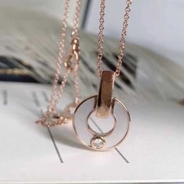 Designer Screw Pendant Necklace Love Series Fashion Luxury Jewelrys Carer Original Trendy 18K Gold Diamond for Women Men Necklace Silver Jewelry Necklaces 8ZWI