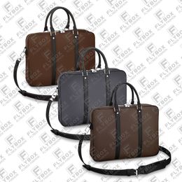 N41478 M52005 Porte-Documents Voyage Bag Business Bag Briefcase Computer Bag Men Fashion Luxury Designer Tote Handbag TOP Quality Purse Pouch Fast Delivery
