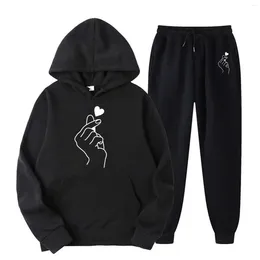 Men's Tracksuits JOD Unisex And Women's Hoodie Set Fashion Sports Casual Pants Pullover High Quality Sportswear 2024 Autumn/Winter