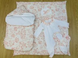 Baby Clothes Bodysuit for Newborn Infant Jumpsuit Boys Girls Letter Print Romper baby romper +bibs+hat+Sleeping Bags +blanket