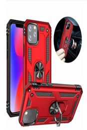 Shockproof Armour Kickstand Phone Case For iPhone 11 Pro XR XS Max X 6 6S 7 8 Plus Finger Magnetic Ring Holder AntiFall Cover1853827