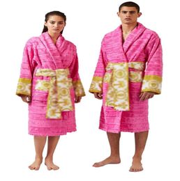 Mens Luxury classic cotton bathrobe men and women brand sleepwear kimono warm bath robes home wear unisex bathrobes one 366434