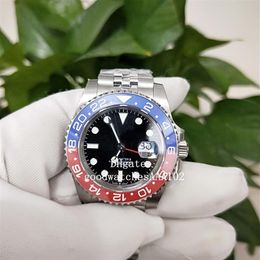 -selling BP 2813 Movement 126710 With red and blue Cerachrom ceramic 24-hour scale bezel 40MM Black Dial Automatic Mens Watch 259C