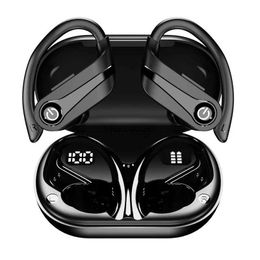 Cell Phone Earphones Bluetooth Headphones True Wireless Earbuds with Charging Case Stereo Sound Earphones Built-in Mic in Ear Headsets for Sports/Gym YQ240105