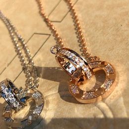 Designer Screw Pendant Necklace Love Series Fashion Luxury Jewelrys Carer Original Trendy 18K Gold Diamond for Women Men Necklace Silver Jewellery Necklaces 4UGC