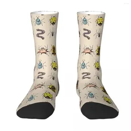 Men's Socks All Seasons Crew Stockings Further Entomology Studies Harajuku Fashion Hip Hop Long Accessories For Men Women Gifts