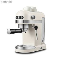 Coffee Makers 2023 New Italian Coffee Machine Home Full Semi-automatic Concentrated Milk Frother Steam Coffee MakerL240105