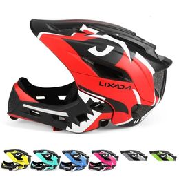 Cycling Helmets Kids Detachable Fl Face Bike Helmet Childrens Sports Child Mtb Motorcycle Skateboarding Roller Skating 240102 Drop D Dh7Vj