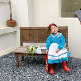Clothing Sets Girls Spring Autumn Two Piece Fashion Tio Coat Skirt Loose Soft Sweet Lovely Outdoor All-match