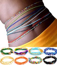 Bohemia Bead Waist Chains Body Jewellery Summer Sexy Bikini Beach Belly Chain For Women Girls Accessories Vintage Waistband P0815234917