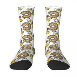 Men's Socks All Seasons Crew Stockings I Like Donuts Harajuku Crazy Hip Hop Long Accessories For Men Women Christmas Gifts