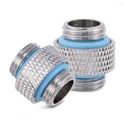 Computer Coolings 2pcs/lot G1/4 Dual External Thread Fitting Adapter For Water Cooling System Cooler Accessories