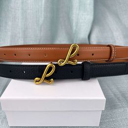 Fashion Designer Belt Women Letter Buckle Genuine Leather Belt Lady Formal Dress Jeans Thin Waistband For Girl Necessary Width 2.5CM Multiple styles