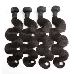 Wefts greatremy 100 indian hair extensions unprocessed human 8 30 hair weft weave brazilian peruvian body wave natural Colour virgin hair