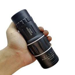 16X52 Dual Powerful Monocular Telescope Focus Scope Zoom Binoculars Prism Compact Monocle for Hunting Camping Equipme 240104