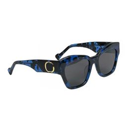 High quality mens and womens rectangular frame sunglasses designer fashionable UV400 resistant glasses luxurious light Coloured decorative mirrors GG1422S