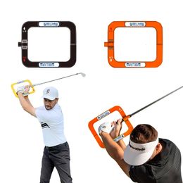 Golf Swing Trainer Portable Golf Swing Training Aid Golf Swing Plane Corrector Swing Arm Correct Posture Auxiliary Training Tool 240104