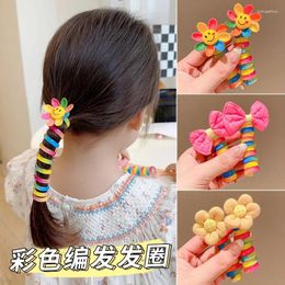 Hair Accessories Children's Telephone Line Loop Cute Cartoon Head Rope High Elastic No Harm Band Baby For Girls