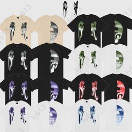 Designer Tshirts High Street Tide Brand T Shirts For Men Fashion Revenges Skull Printed Street Style Hip Hop Co-ed Couple Short Sleeve Summer T Shirt