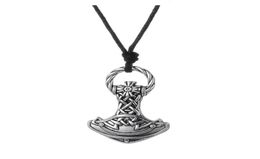 GX008 New Vintage Pagan Charms Amulet Viking Hammer Metal Religious Pendant European Style Necklaces For Man8839186