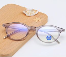 Plastic Optical Eyewear Students Vintage Round Sunglasses Frame 5 Colours Antiblue Light Whole1343428