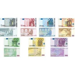 Copy Money Actual 1:2 Size Prop European Banknote Colour Printed Euro And Pound Commemorative Tapoh