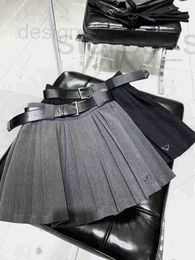 Skirts Designer designer Academic style, P summer matching with waistband, anti glare suit, pleated half length skirt, slimming, oversized, crotch covered, A-line short