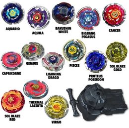 B-X TOUPIE BURST BEYBLADE Spinning Top L-DRAGO GOLD 4D TOP METAL FUSION FIGHT MASTER LAUNCHER BB28 BB70 BB69 BB80 240105