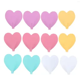 Hooks Iron Wall Mounted Heart Shaped Adhesive Hangers Coat Hook Traceless Hanger Key Decorative For Home Kitchen