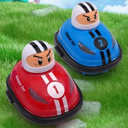 RC Toy 2.4G Super Battle Bumper Car Pop-up Doll Crash Bounce Ejection Light For Children Remote Control Toys Gift 240105