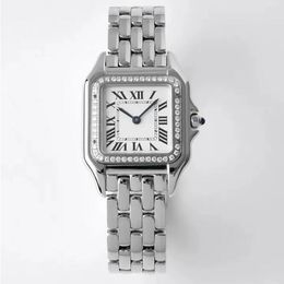 Mulheres 22 27 relógio para senhoras Designer Watch Square Panther moda movimento de quartzo relógios tanque quadrado Mulheres ouro prata relógios Montre de Luxe business