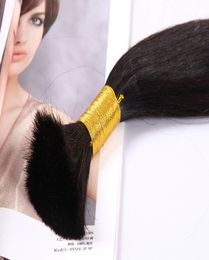 5A Grade 100g Silky Straight Black Brown Blonde Mix Piano Ombre Color Hair Bulk Hair Braid 100 Human Hair Extensions 5130393