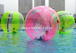 Fun Free Shipping Factory Price 2m 0.8mm Inflatable Water Walking Ball Zorb Ball Giant Water Ball Inflatable Human Hamster Balls