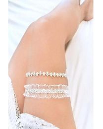 selling European and American sexy lace bride garter belt gauze lace thigh ring lace wedding garter belt6115660