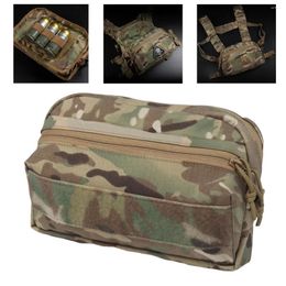 Hunting Jackets SS Style CCS GP Tactical Pouch MOLLE Mounting System Double Zipper Utility Storage Bag For MKV Chassis Placard Vest