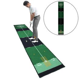 Golf Putting Indoor Golf Hitting Mat Green Mat Golf Practice Training Aid Equipment for Home Outdoor Backyard Golf Practice 240104