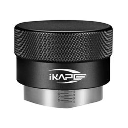 IKAPE Coffee Distributor Fits 49MM 51MM 54MM 58MM Espresso Portafilter Gravity BlackSliver 240104