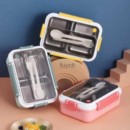 Bento Boxes 304 Stainless Steel Insulated Lunch Box Portable Adult Student Compartmentalised Lunch Box Food Storage Containers bento box YQ240105