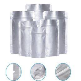 Thick Stand up Aluminium Foil Zip Lock Bag Resealable Food Moisture Coffee Beans Tea Nuts Gifts Zipper Storage Pouches Lkrbl