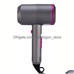 Hair Dryers 220V 2000W Ionic Constant Temperature Blow Dryer Fast Dry And Cold Eu Plug Drop Delivery Products Care Styling Dhxkz