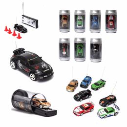 1/58 Mini Can Car Remote Radio Control Mini Racing RC Car 27MHz/40MHz 240105