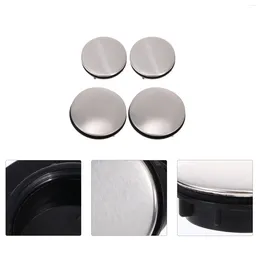 Kitchen Faucets 4 Pcs Sink Hole Cover Faucet Sealing Cap Orifice Plate Plug 304 Stainless Steel Tap