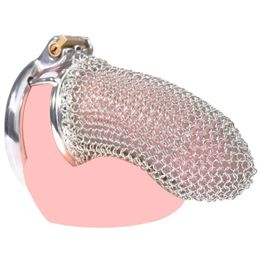 Cockrings FRRK Stainless Steel Chastity Cock Cage Adult Sex Toys for Male Pleasure Hollow Mesh Design Penis Lock BDSM Shop
